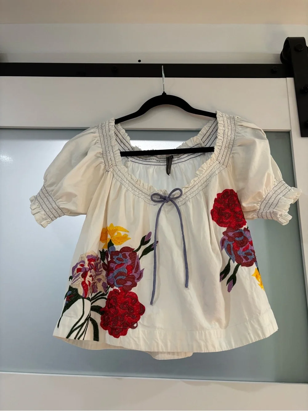 Anthropologie cream short